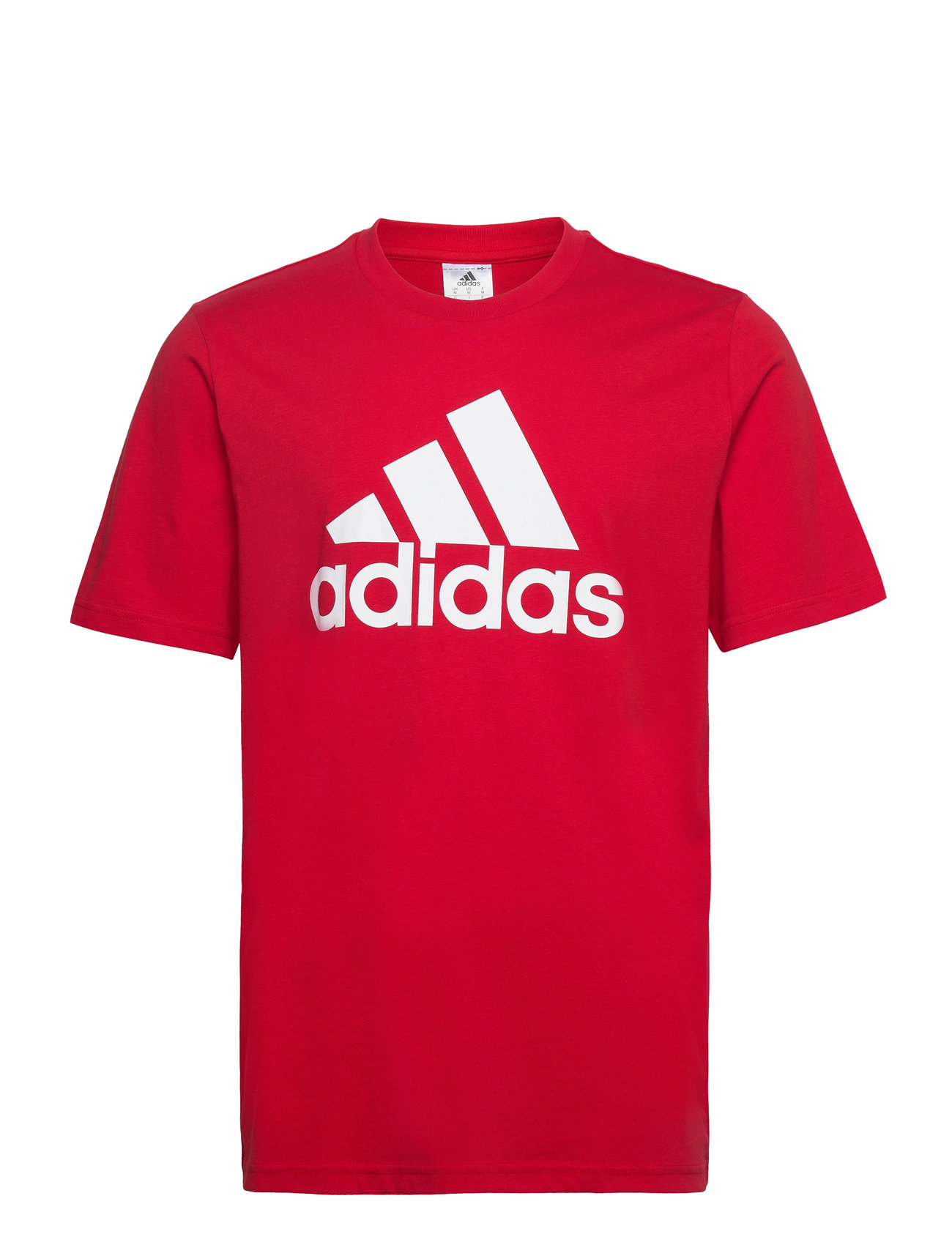 Essentials Single Jersey Big Logo T-Shirt Sport T-shirts Short-sleeved Red Adidas Sportswear