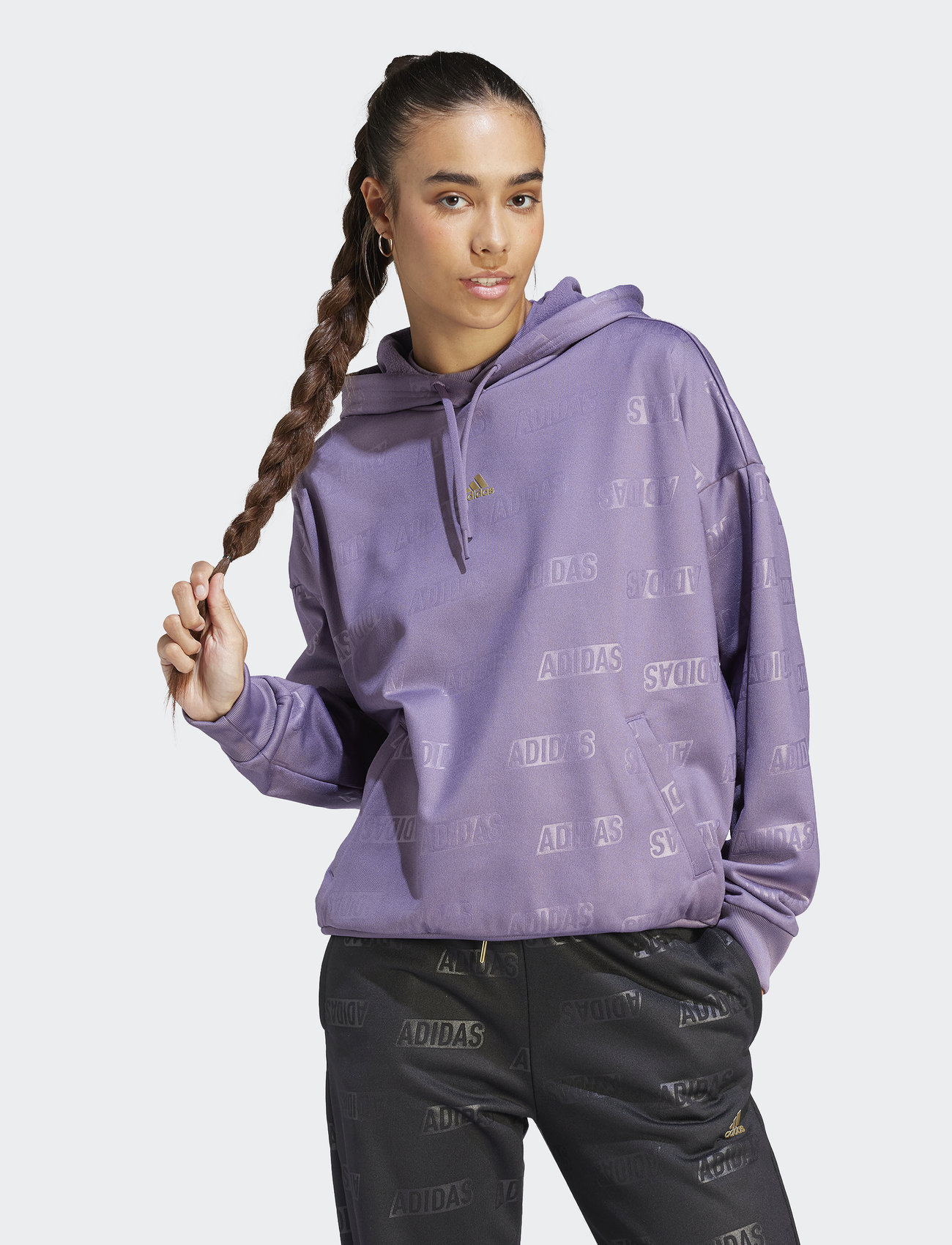 Adidas originals best sale purple hoodie