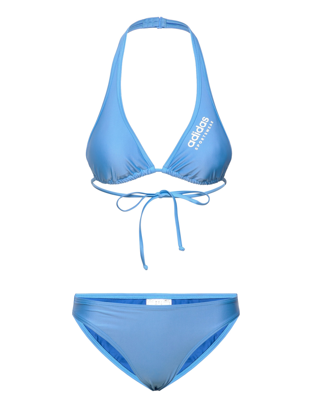 Spw Neckh Bik V Sport Bikinis Bikini Sets Blue Adidas Sportswear