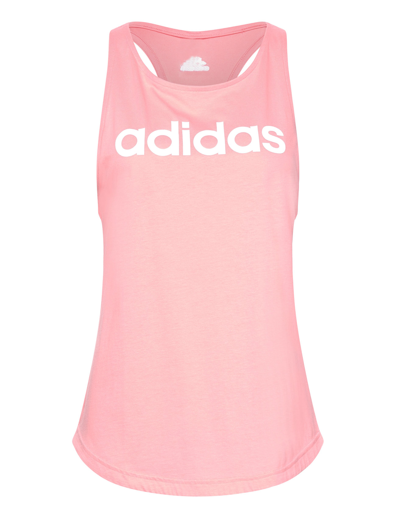 Essentials Loose Logo Tank Top Pink Adidas Sportswear