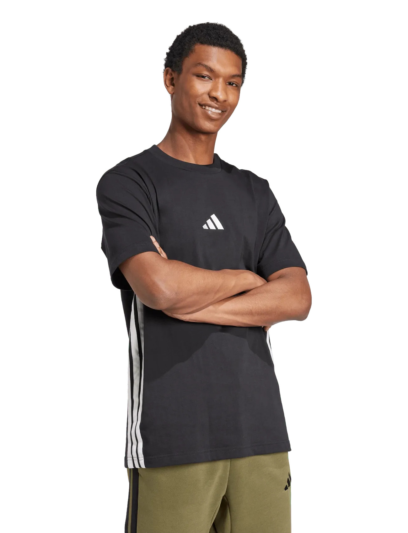 adidas Sportswear M 3S Sj T, 3XL, Black, Sport Overdele > Sport T-shirts, Herre