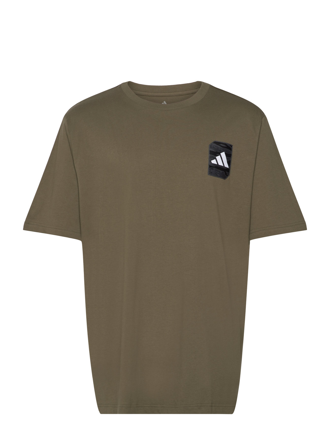 Adidas Sportswear M C Camo Wv Tee Khaki Green