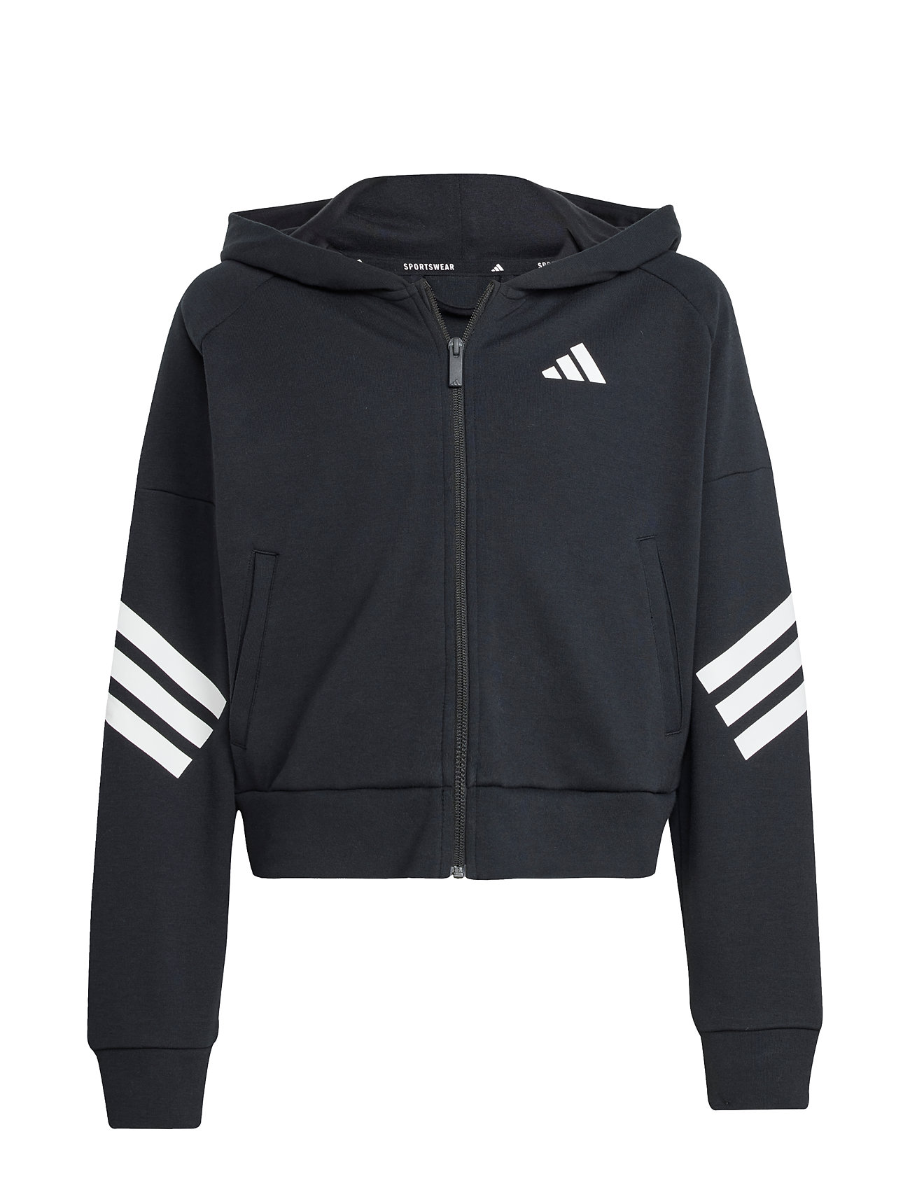 ADIDAS SPORTSWEAR Jg Fi 3S Fz Schwarz - 164 - Kinder