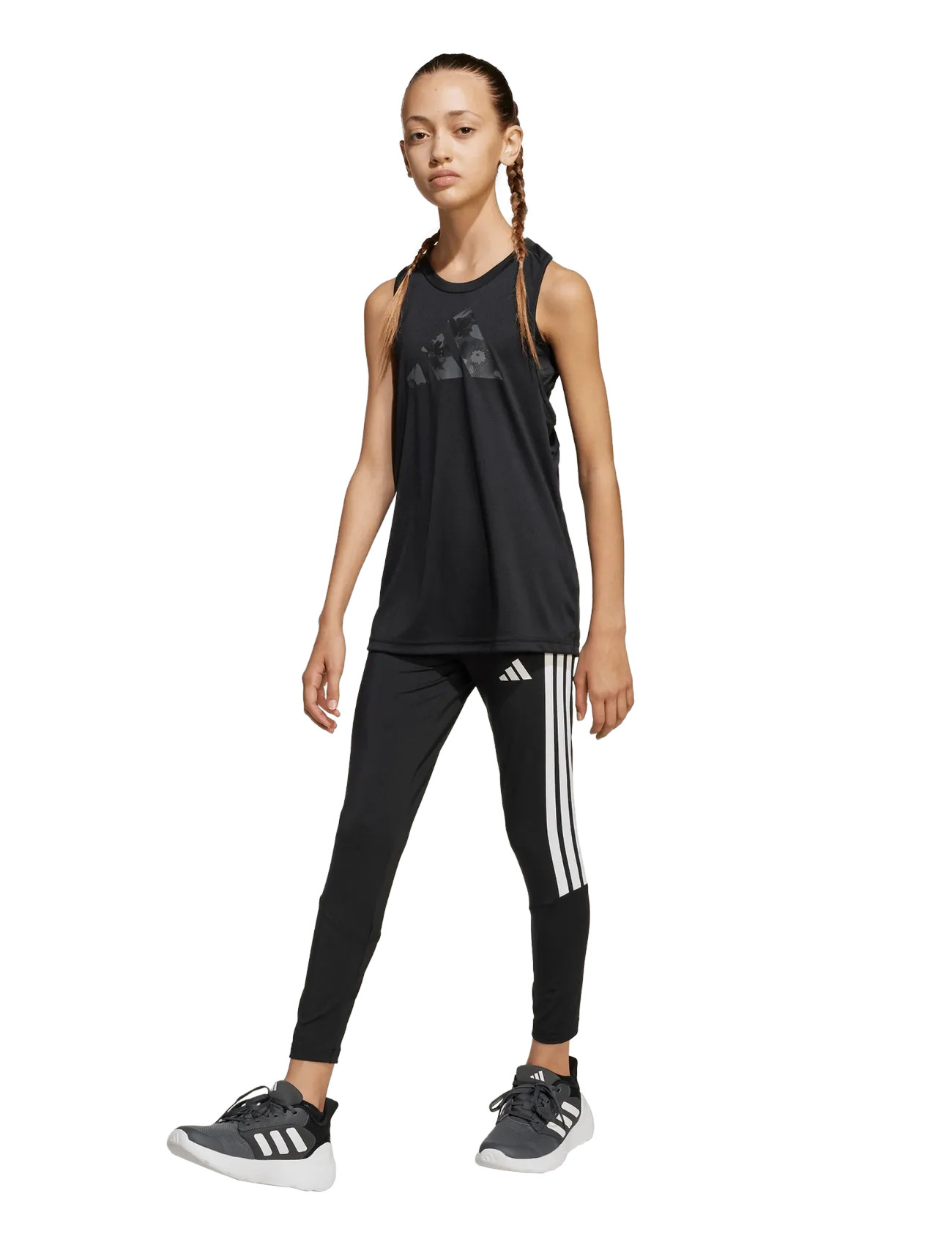 adidas Sportswear Jg Tr-Es 3S Leg, 128, Black, Sport > Løbetræningstights, Børn