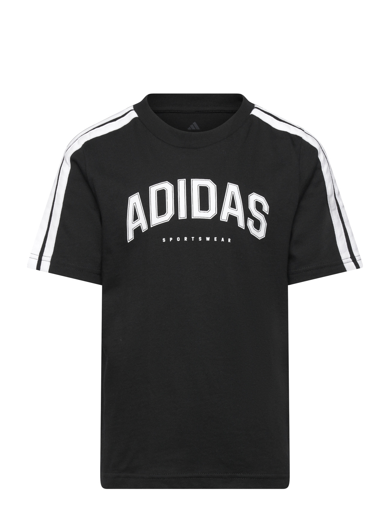 adidas Sportswear J C Colleg Tee, 128, Black, T-Shirts > Kortærmede, Børn