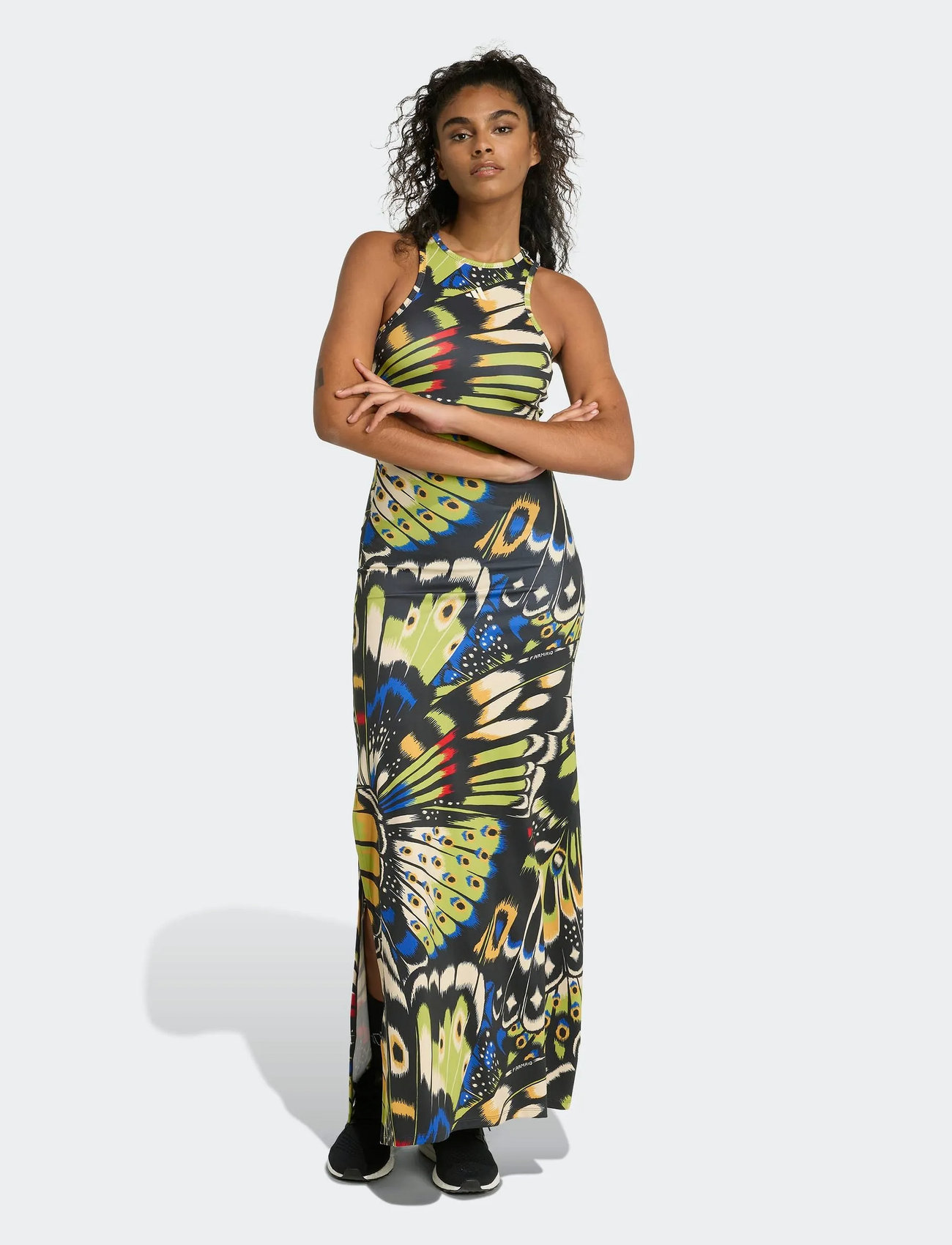 adidas Sportswear Farm Prm Dress, M, Multi/patterned, Sport Kjoler Og Nederdele > Sport Dresses, Dame