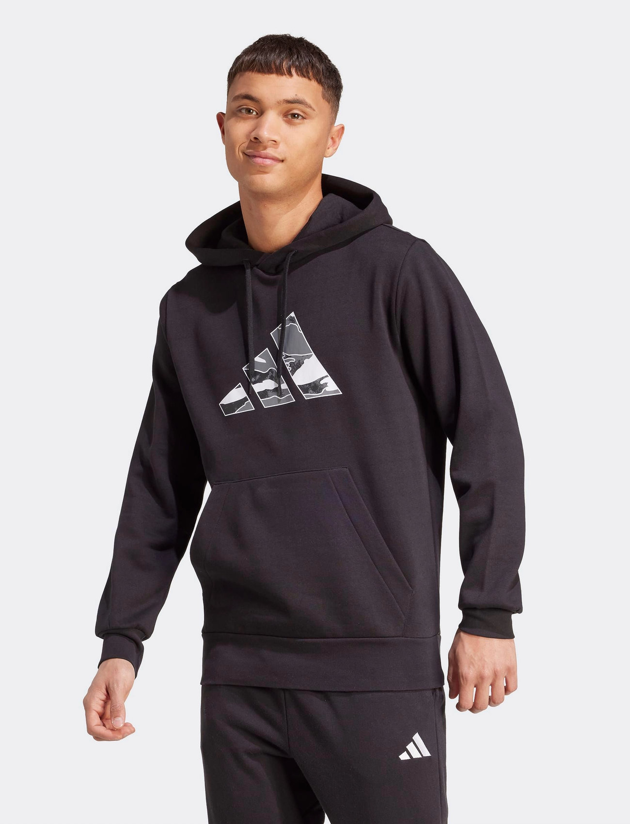 adidas Sportswear M Camo 3B Hd, L, Black