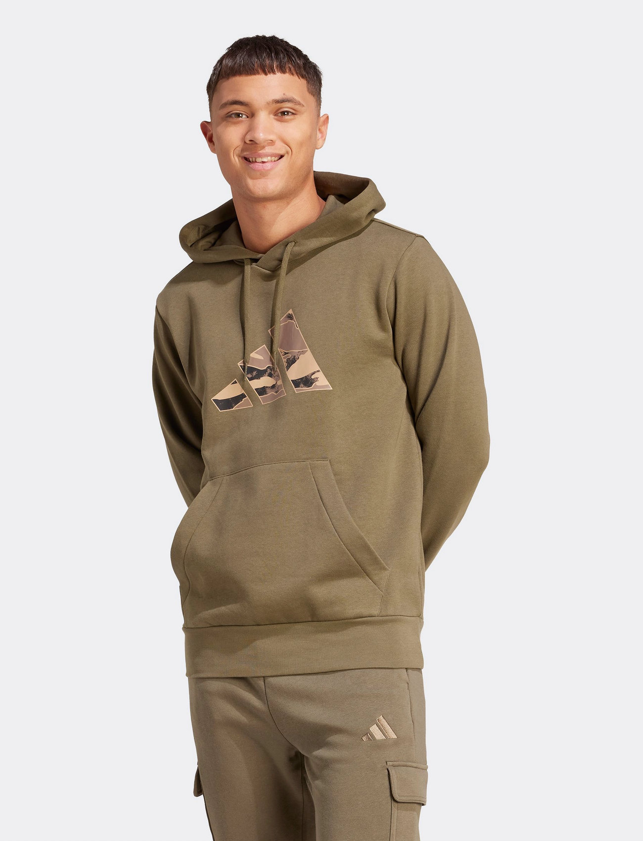 adidas Sportswear M Camo 3B Hd, XL, Khaki green