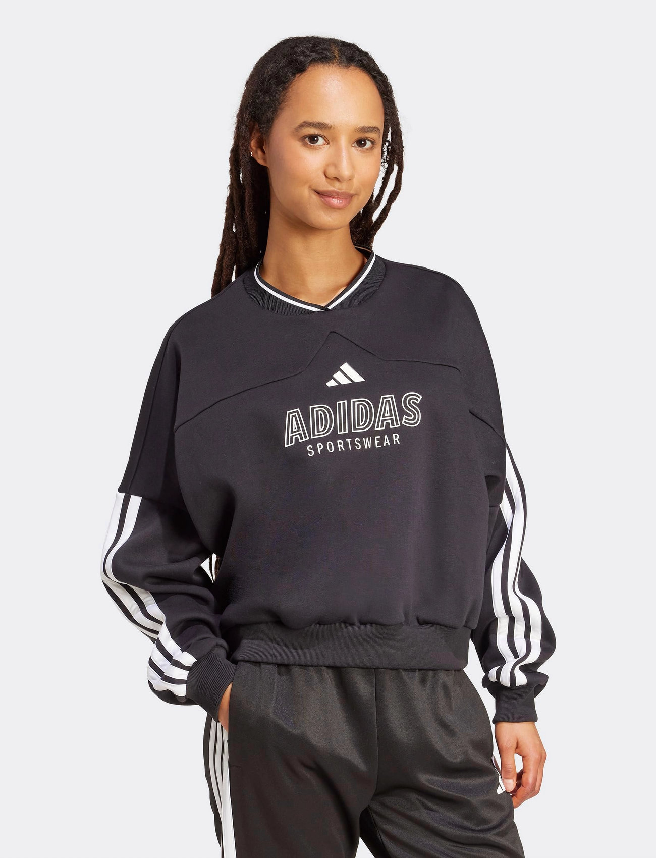 adidas Sportswear W Tiro Fl Swt, XS, Black, Sport Sweatshirts & Hoodies > Sport Sweatshirts, Dame