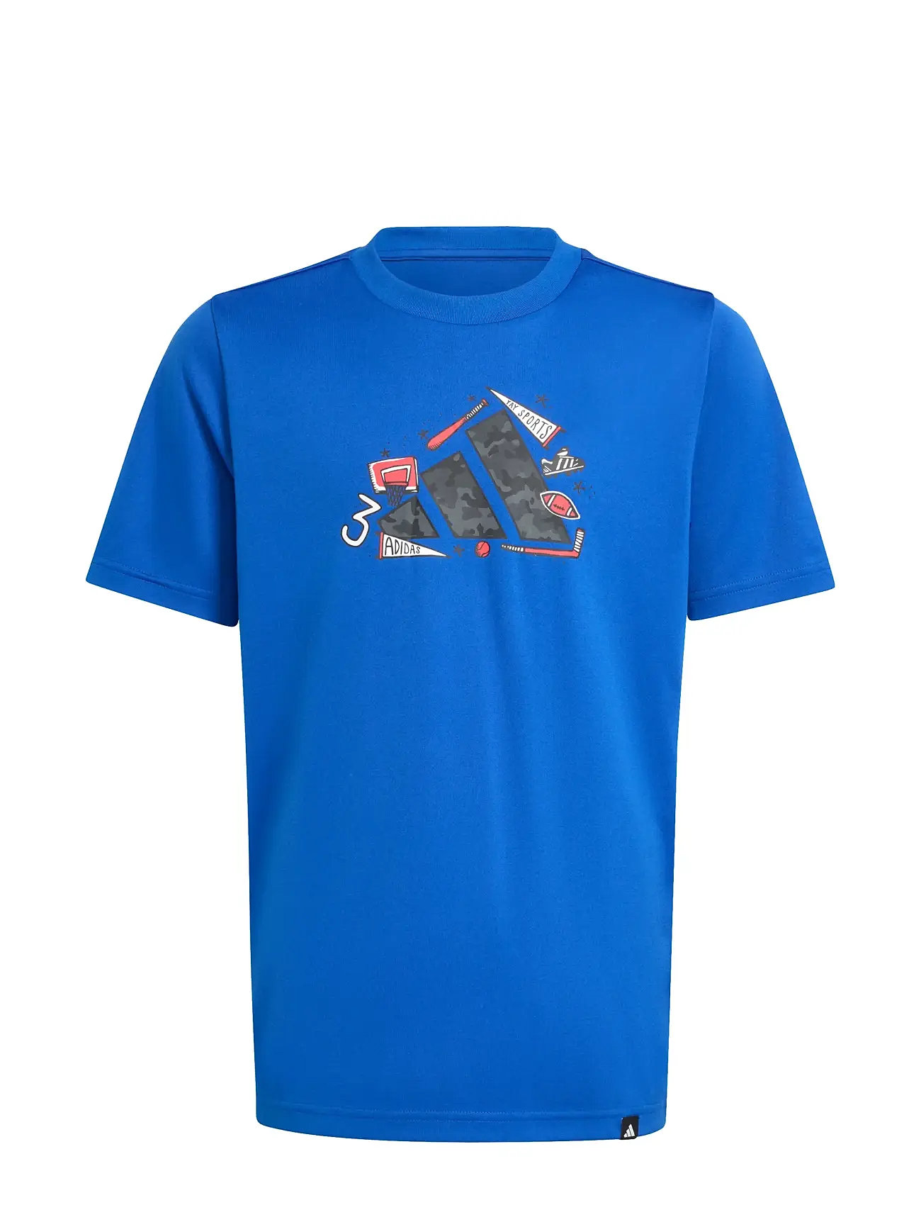 ADIDAS SPORTSWEAR J Camo Train T Blau - 140 - Kinder