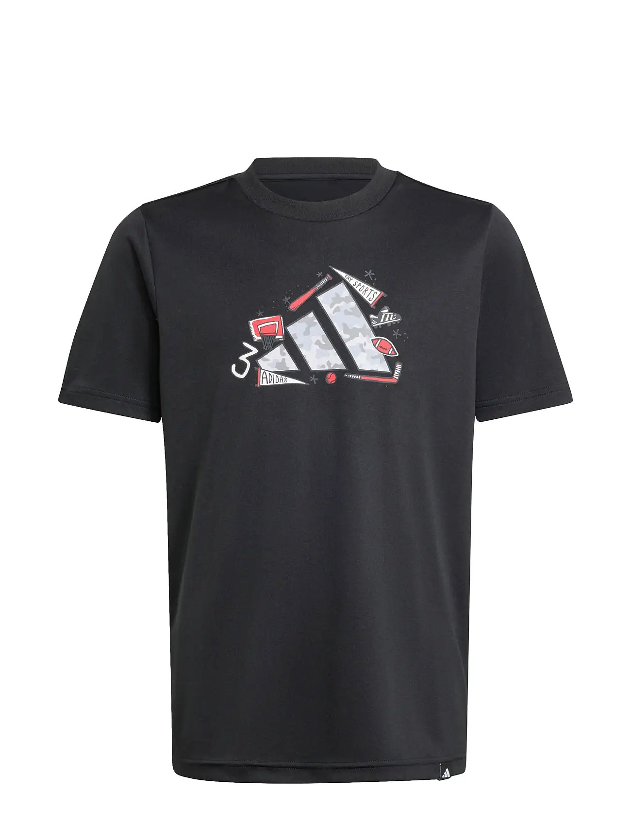 ADIDAS SPORTSWEAR J Camo Train T Schwarz - 176 - Kinder