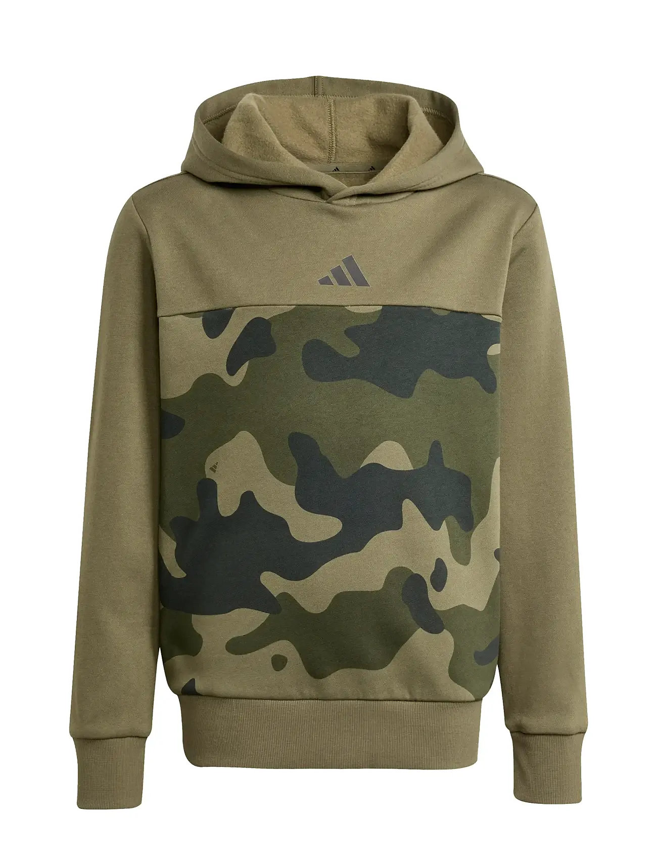 ADIDAS SPORTSWEAR J Camo Fl Hd Khaki - 128 - Kinder
