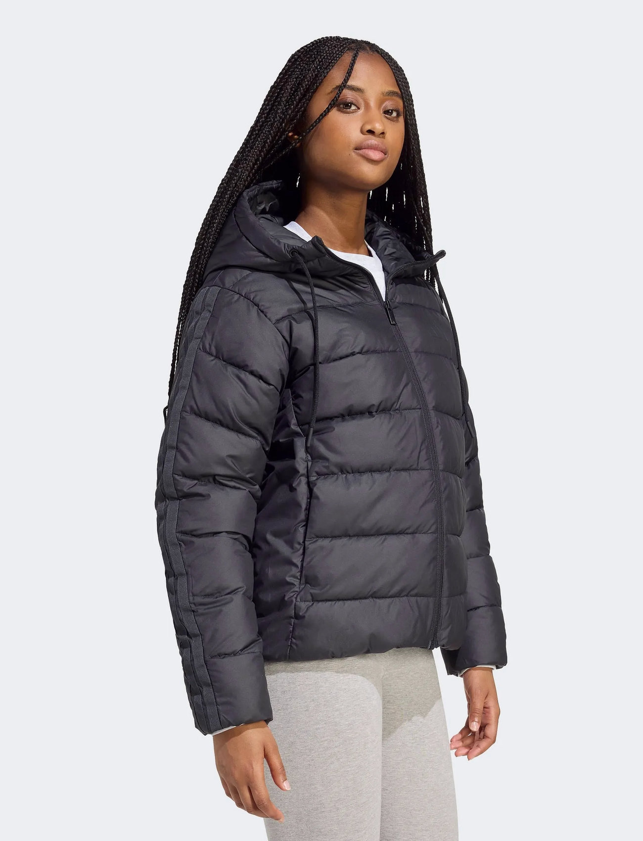 adidas Sportswear W Ess 3S Sd Hd, M, Black