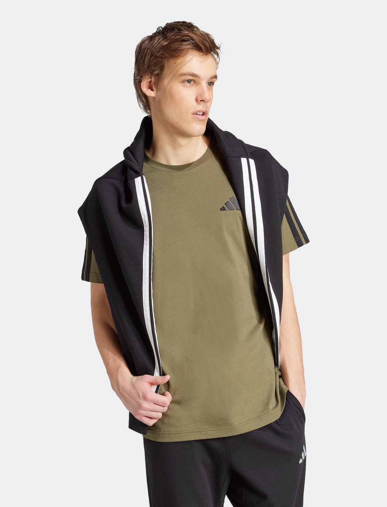 adidas Sportswear M 3S Sj T, 3XL, Brown