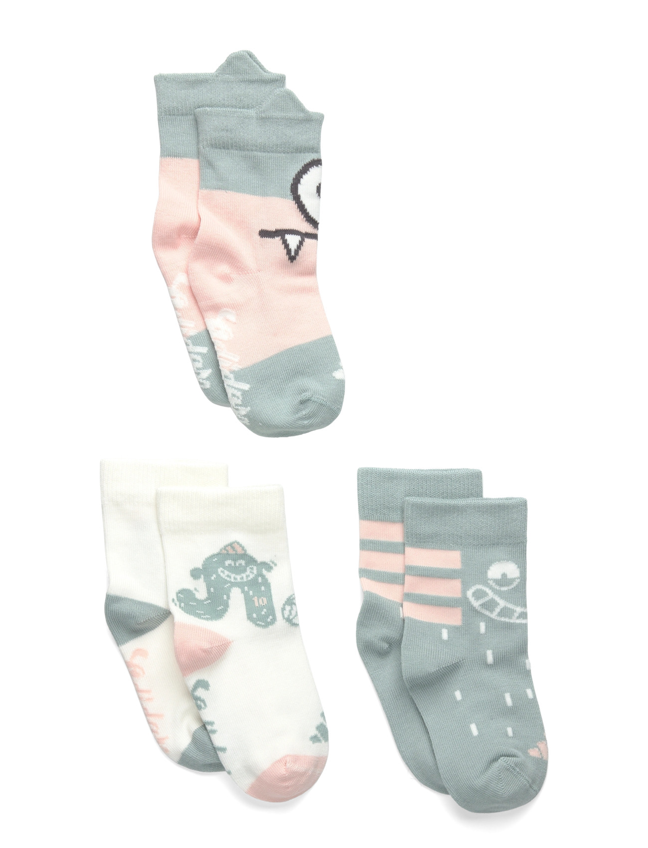 adidas Sportswear Lk Trnstr 3Pp, 28-30, Multi/patterned, Sport > Socks, Børn