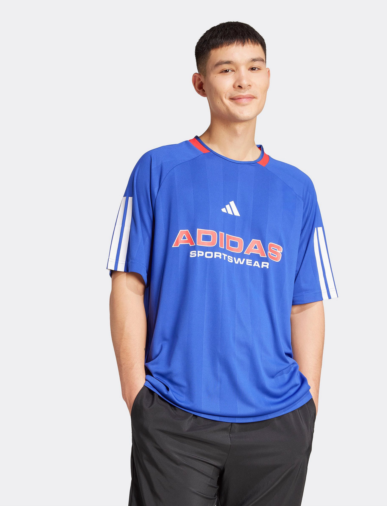 adidas Sportswear M Tiro Jersey, L, Blue, Sport Overdele > Sport T-shirts, Herre