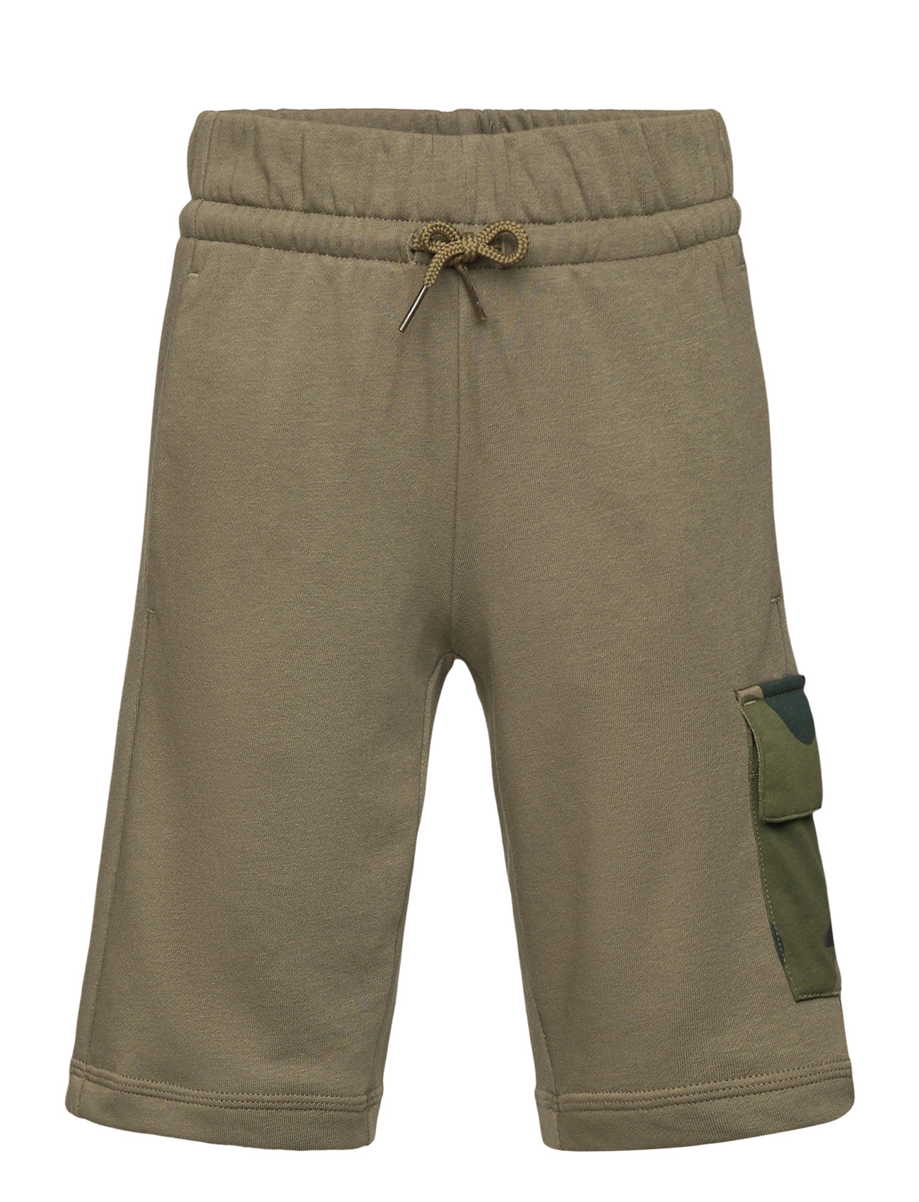 adidas Sportswear J Camo Ft Short, 128, Khaki green, Shorts > Svedeshorts, Børn