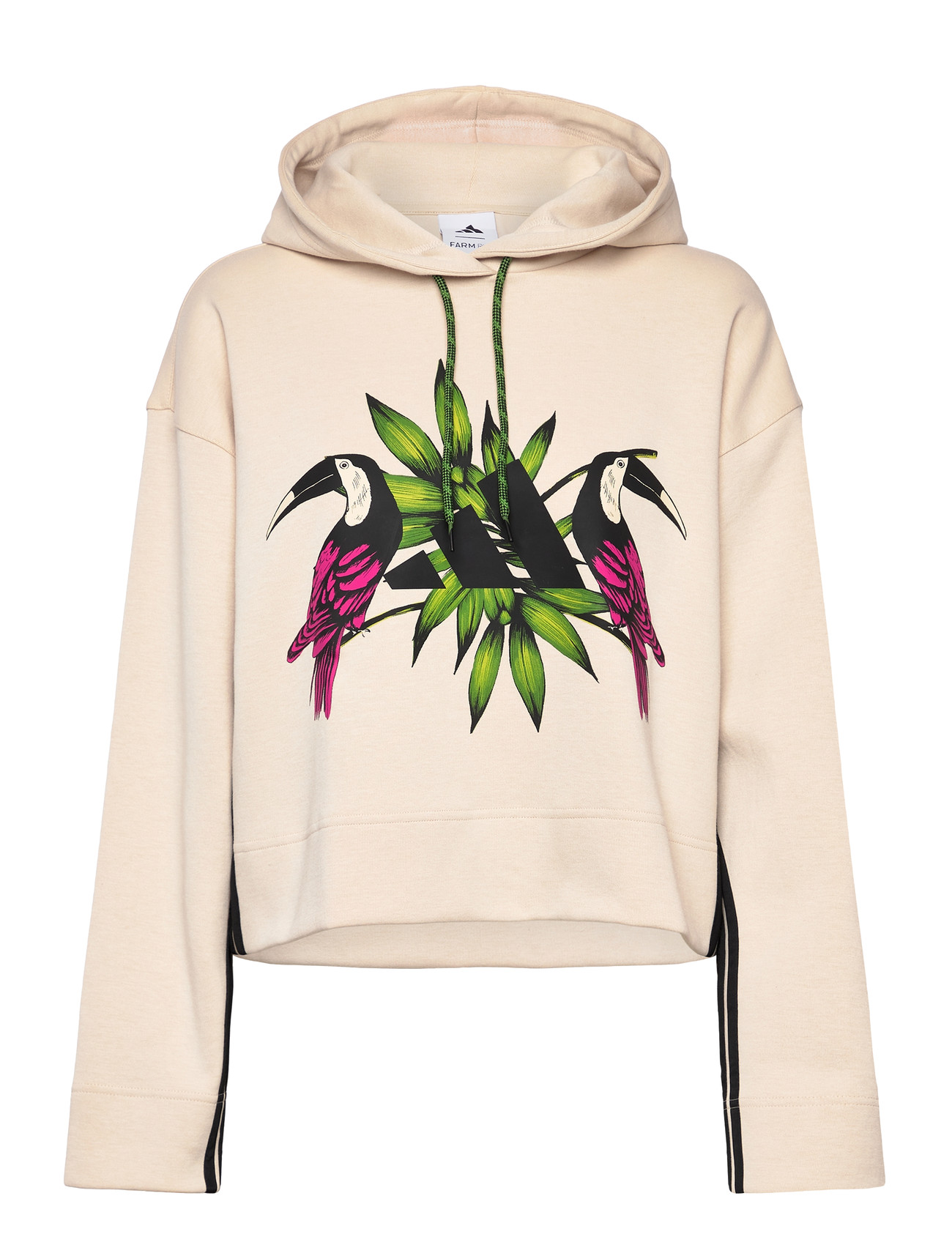 adidas Sportswear Farm Hoodie, L, Beige, Sport Sweatshirts & Hoodies > Sport Hoodies, Dame