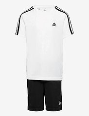 adidas Designed 2 Move Tee and Shorts Set - WHITE/BLACK