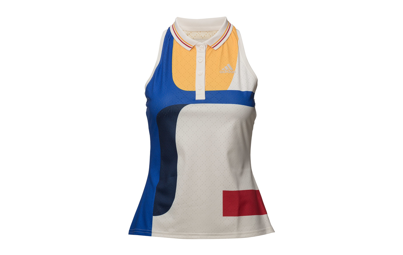 Color Tank Polyester White chalk Adidas Ny Équipement 030 Tennis Block 100 PvvEIq