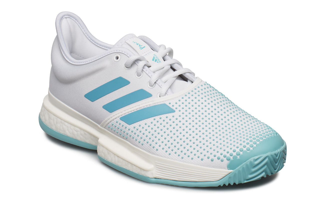 Solecourt Boost X Parley M (White) (96 €) adidas Tennis adidas SoleCourt X Parley Boost Women's Tennis Shoes