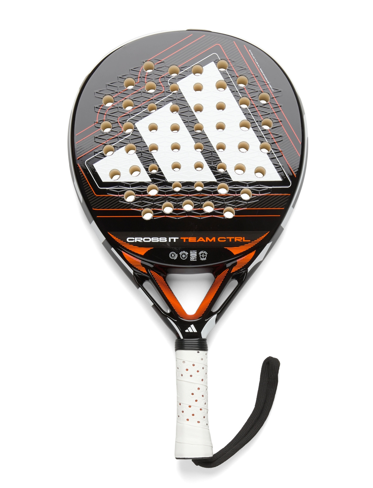 adidas Tennis Cross It Team Ctrl 2026, One Size, Black, Sport Rackets & Equipment > Sport Padel Rackets, Herre