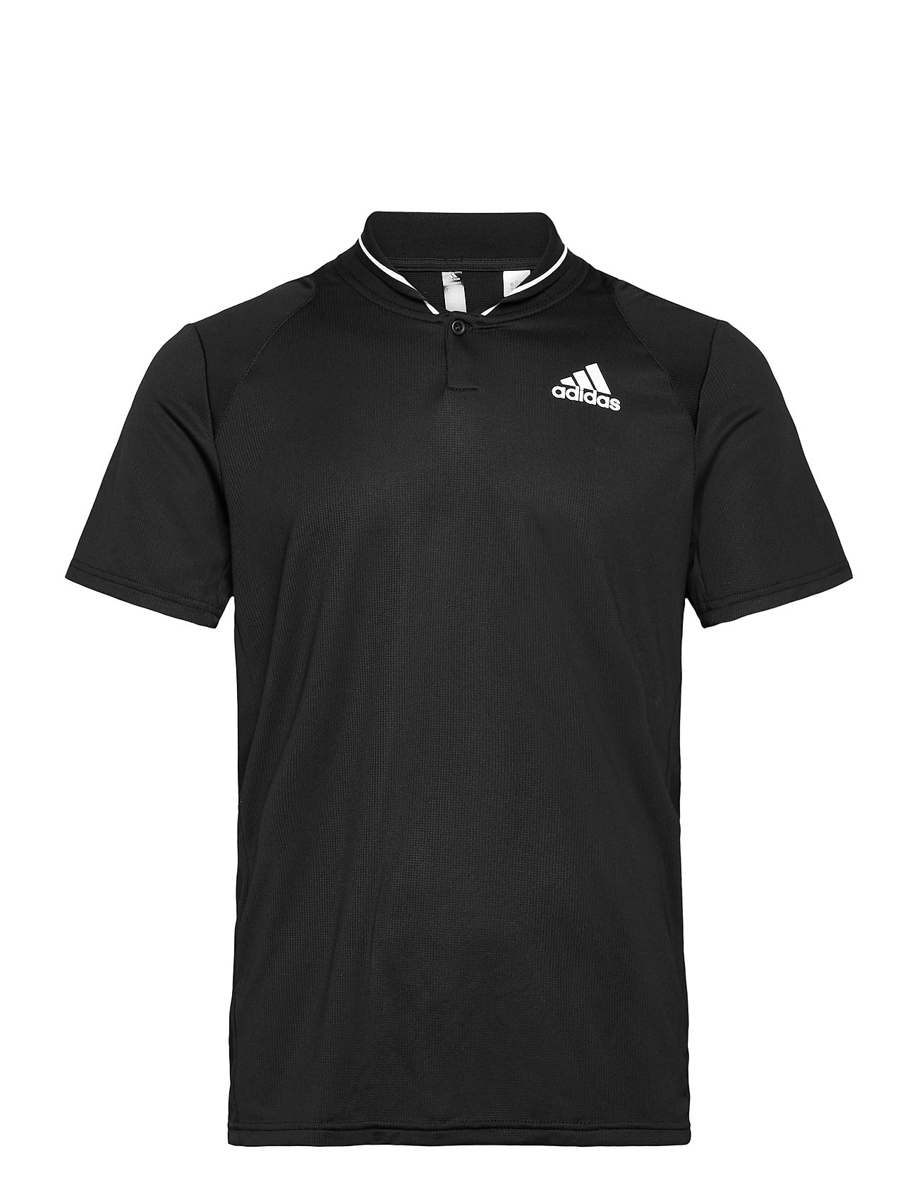 Club Rib Polo Shirt Polos Short-sleeved Musta Adidas Performance, adidas Performance