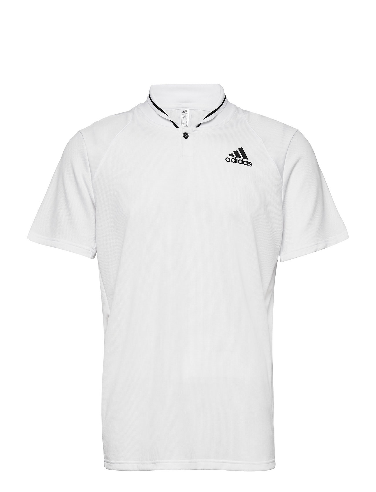 Club Rib Polo Shirt T-shirts Short-sleeved Valkoinen Adidas Performance, adidas Performance