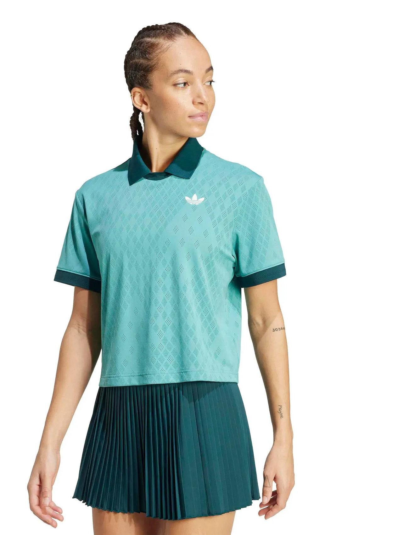 adidas Tennis Polo Pro, M, Green, T-Shirts Og Toppe > Poloer, Dame