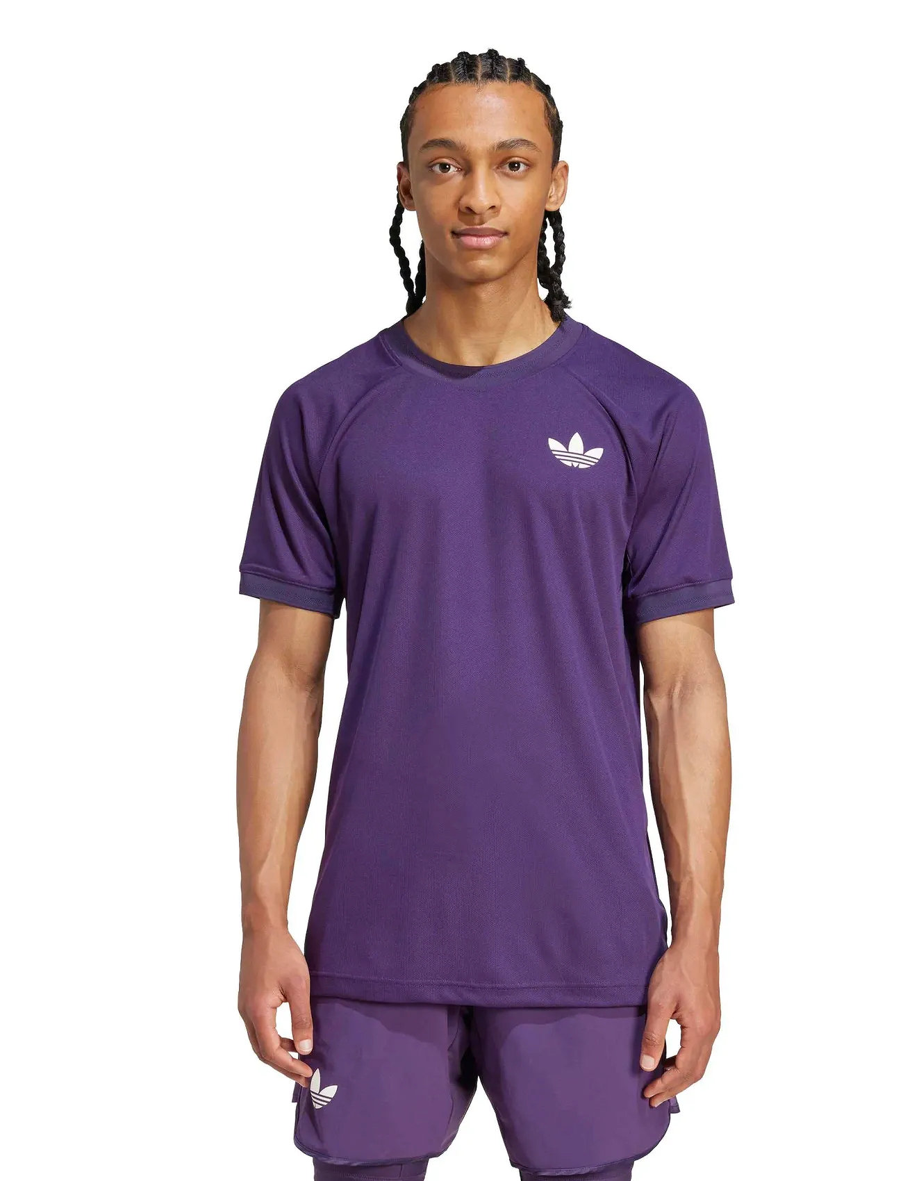 adidas Tennis Freelift Tee Pro, L, Purple, Sport Overdele > Sport T-shirts, Herre
