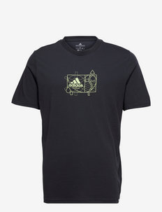 GOLDEN CUT GRAPHIC TEE - t-shirts - 000/grey