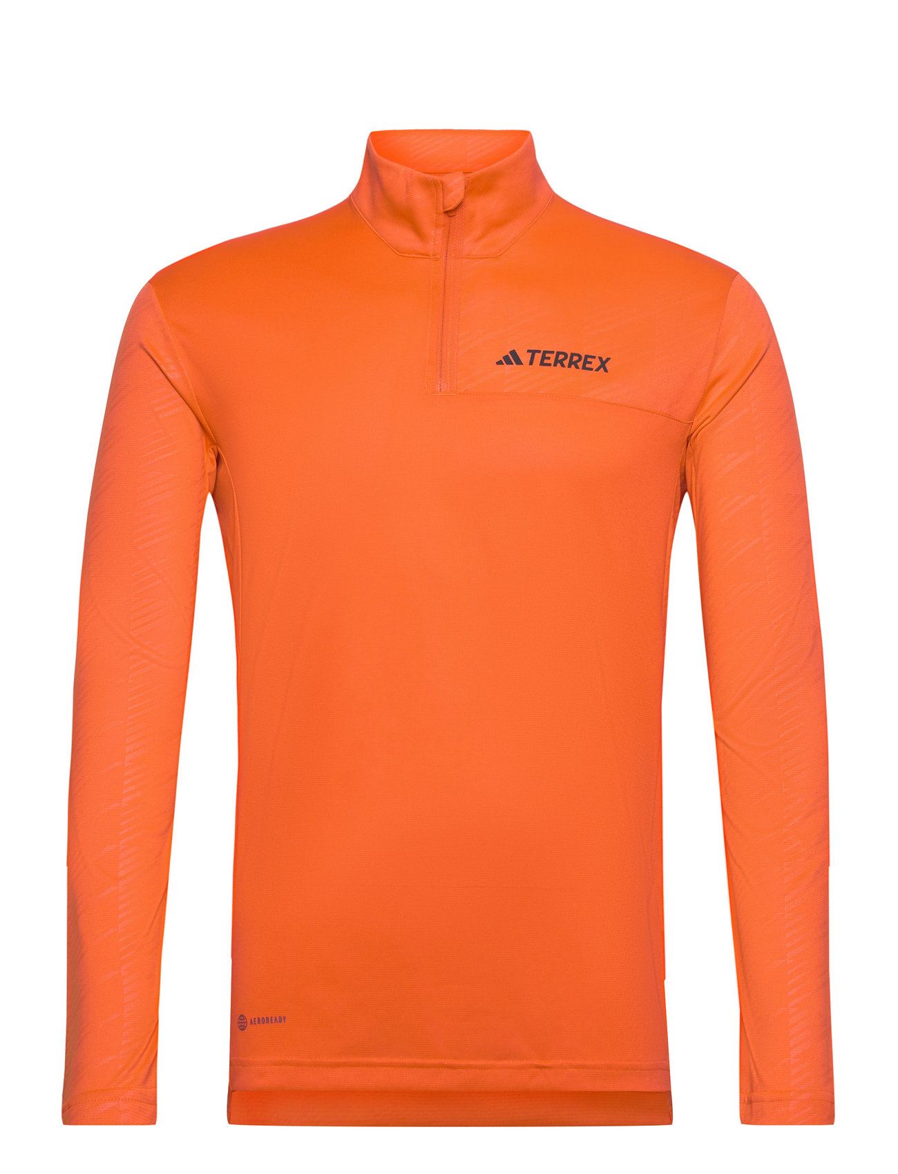 Mt Half Zi Ls Sport Sweatshirts & Hoodies Sweatshirts Orange Adidas Terrex