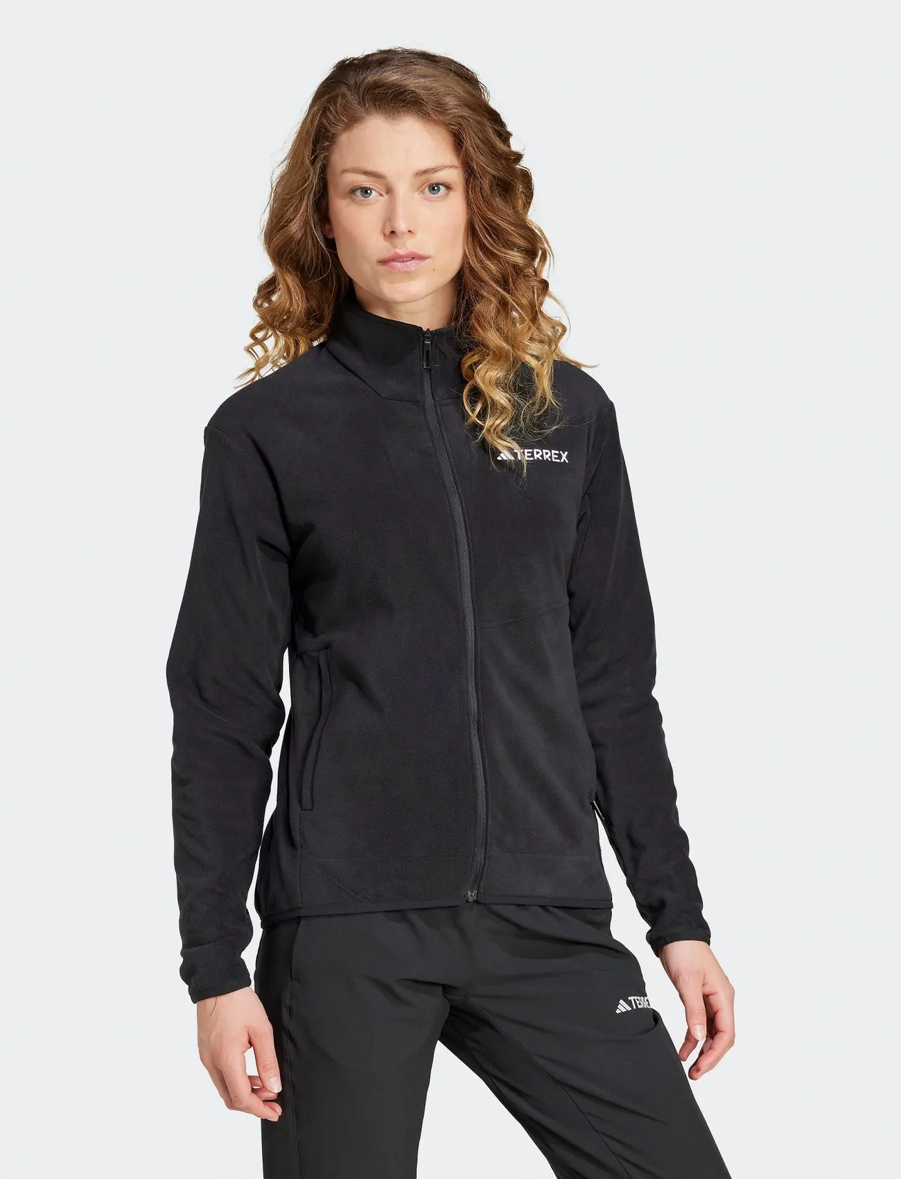 adidas Terrex W Mt Fz Fleece, S, Black, Sport Clothing > Sport Fleeces & Midlayers, Dame