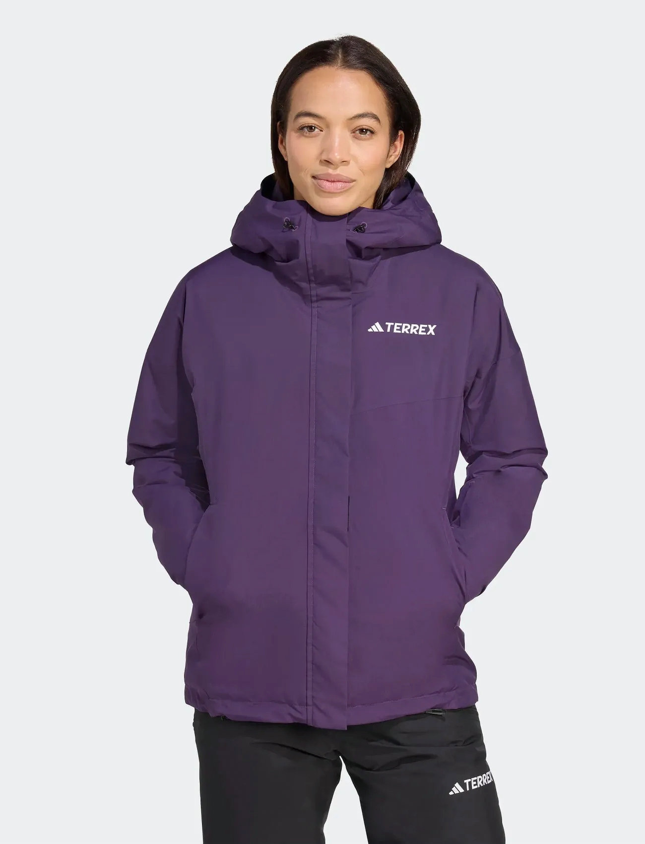 adidas Terrex W Mt 2L Ins Jkt, S, Purple, Sport Jackets > Sport Ski Jackets, Dame
