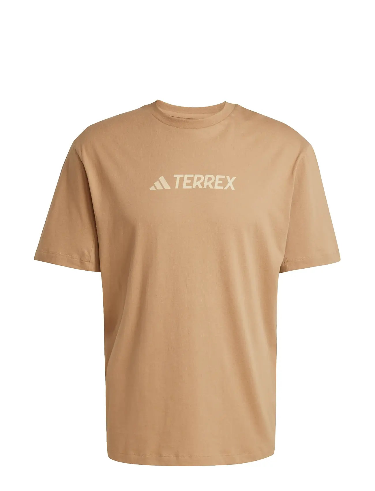 ADIDAS TERREX Tx Logo Tee Beige - S - Herren