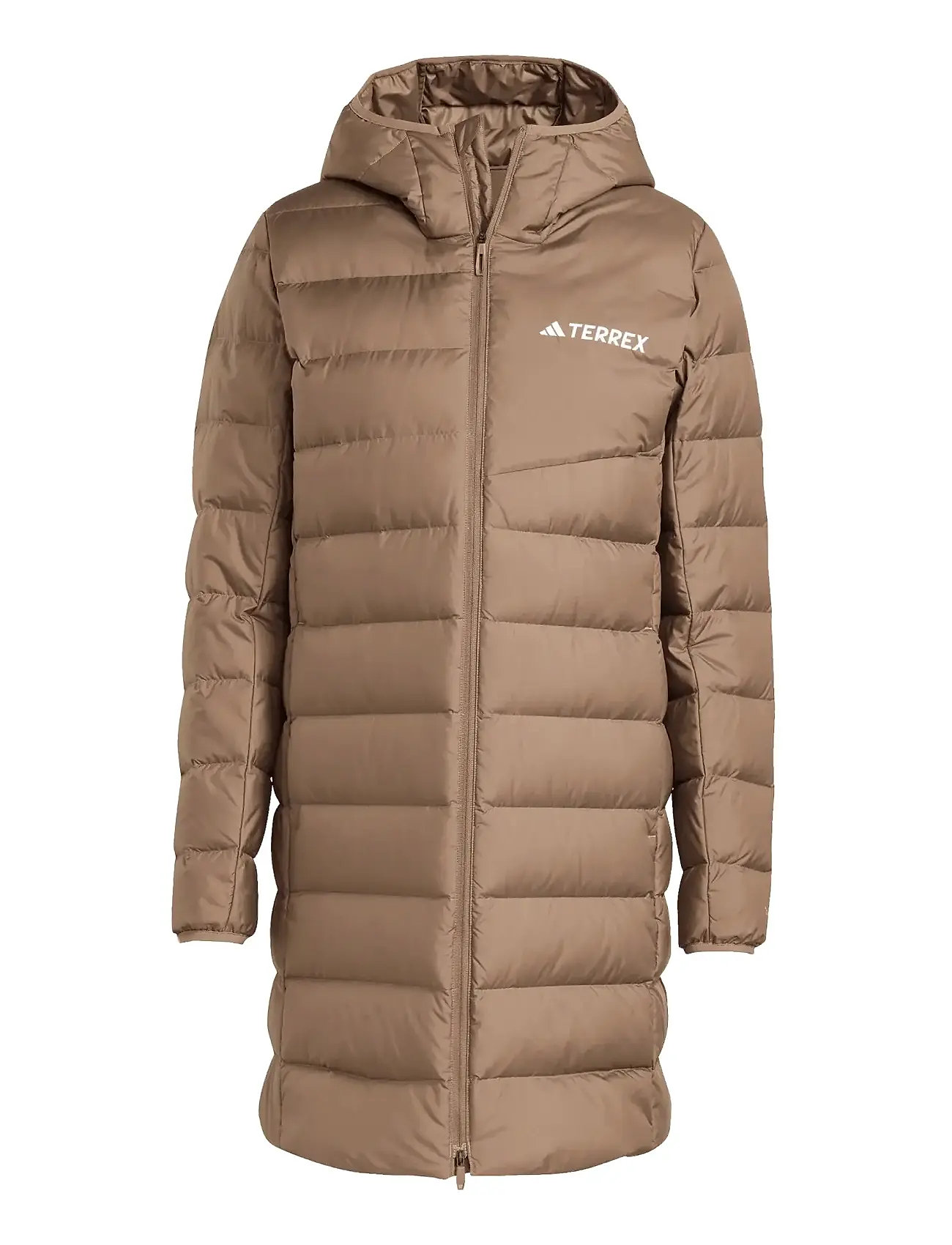 ADIDAS TERREX W Mt Down Parka Beige - S - Damen
