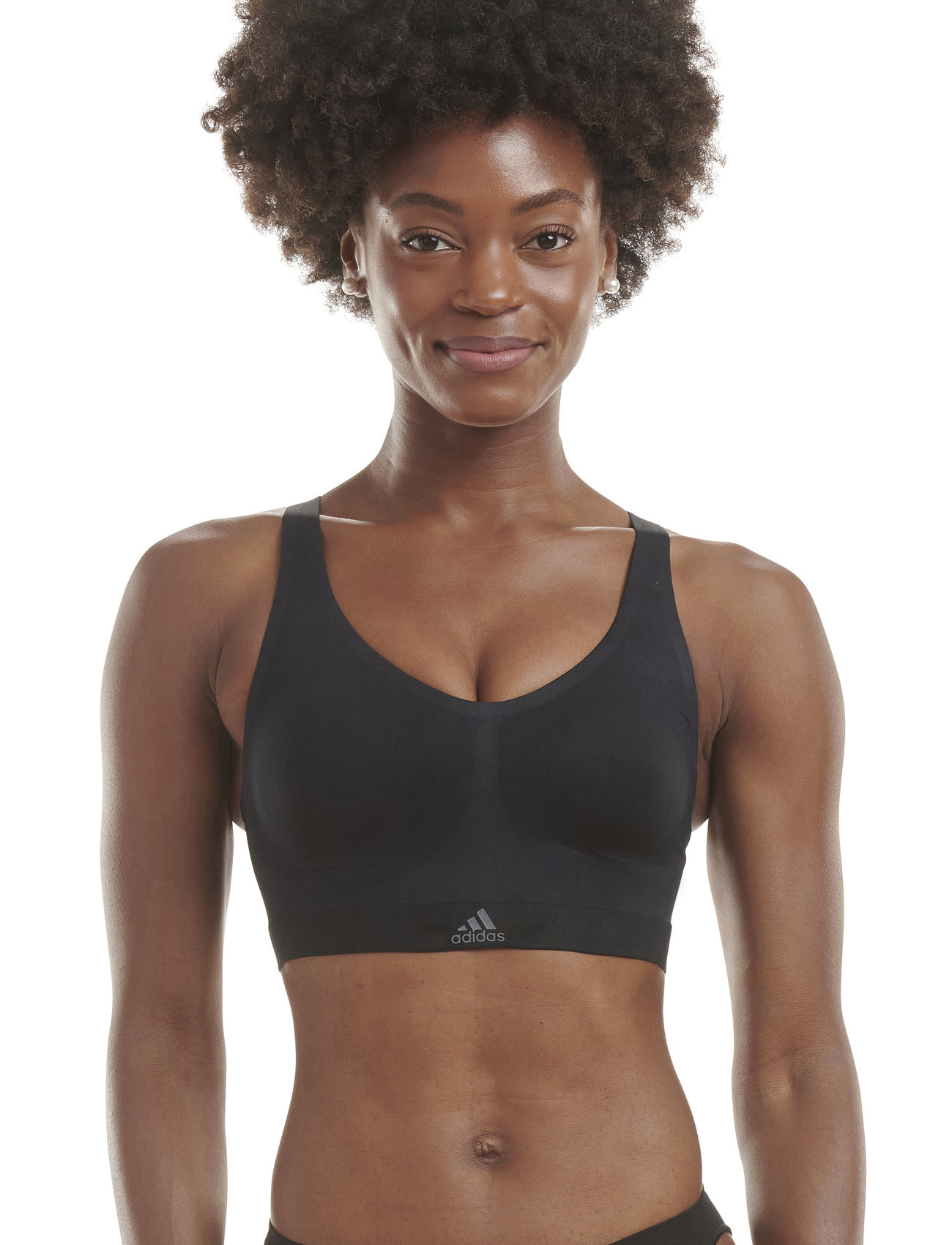 adidas Stronger for It Womens Sports Bra - Black Size 34a for sale online