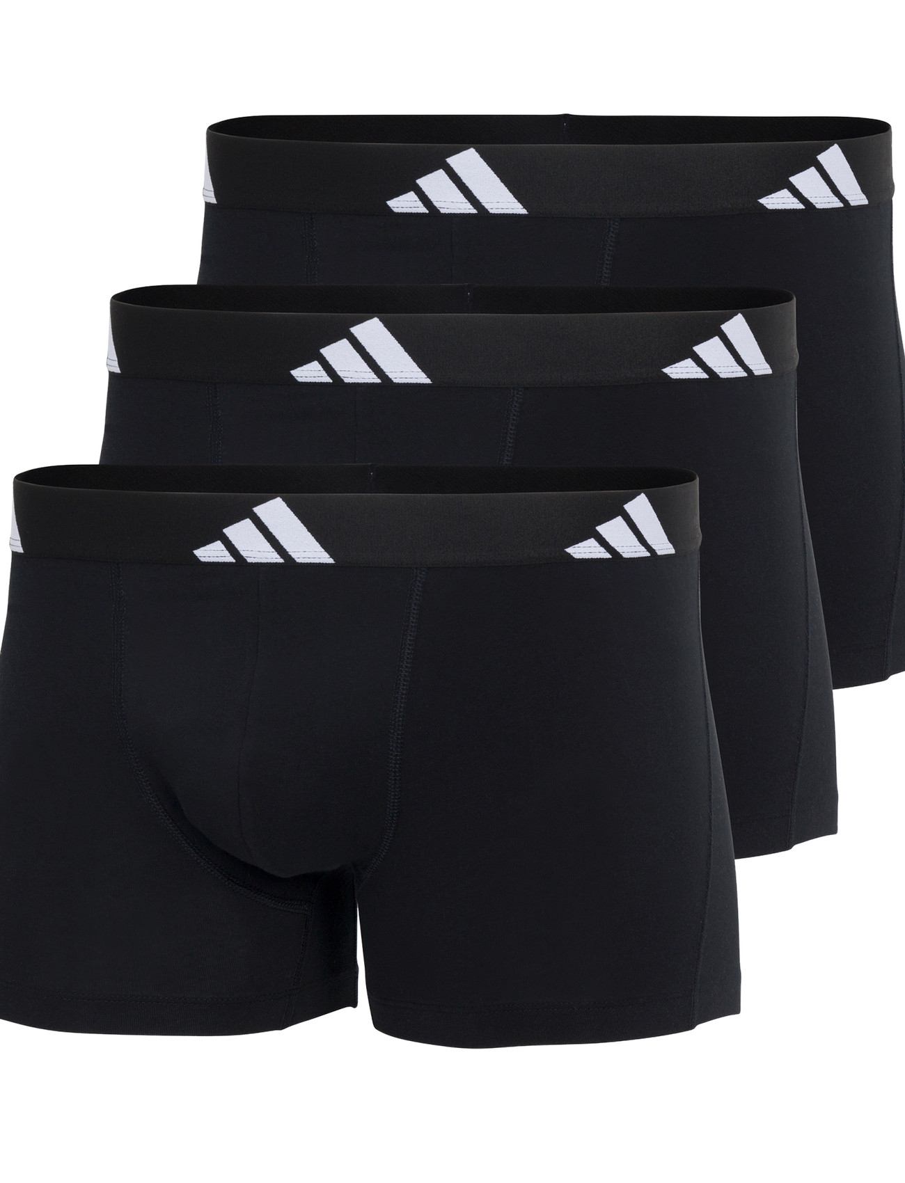 adidas Underwear Active Flex Cotton, XL, Black, Sport Underwear > Sport Boxers, Herre