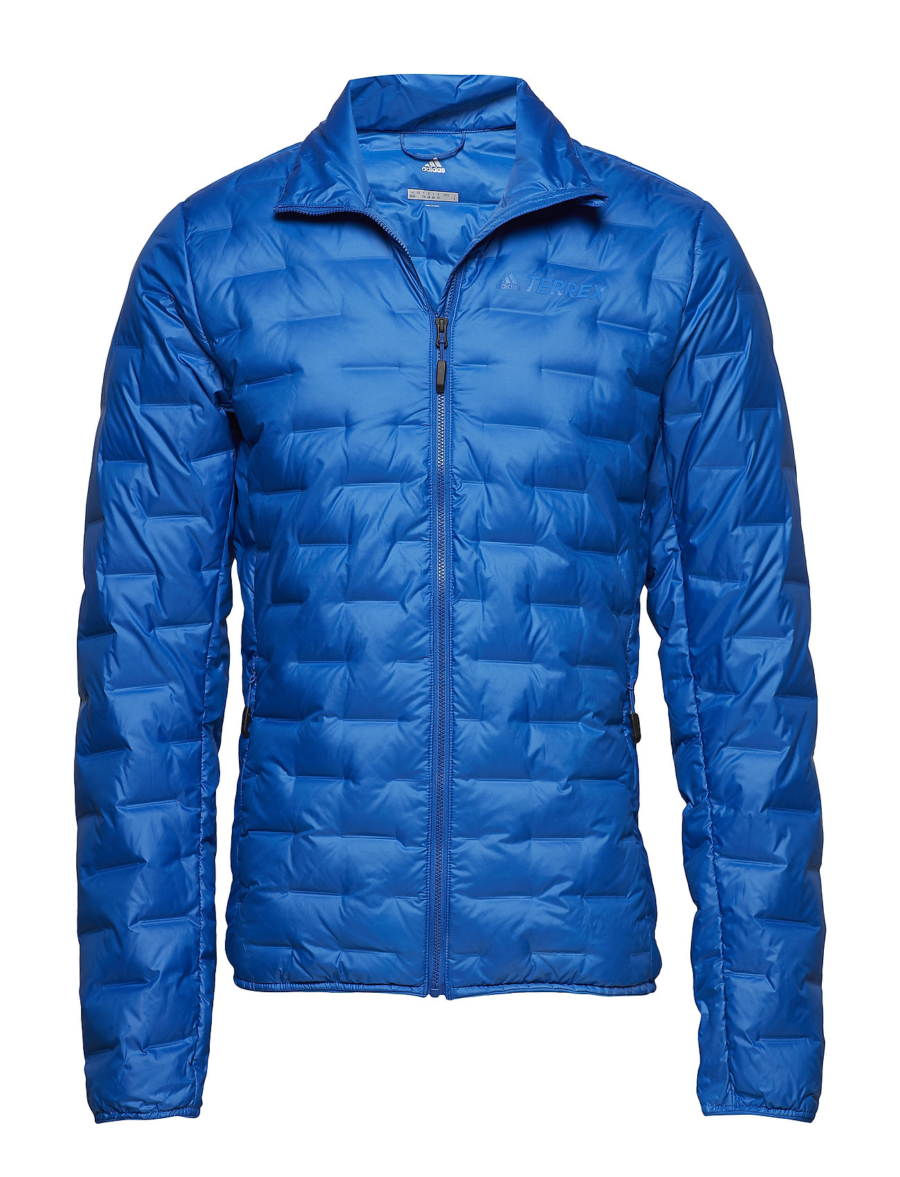 Light Down Jkt Doorgestikte Jas Blauw Adidas adidas kopen in de aanbieding