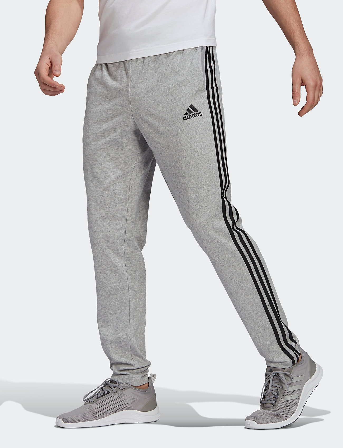 men's adidas essential tapered performance jogger pants