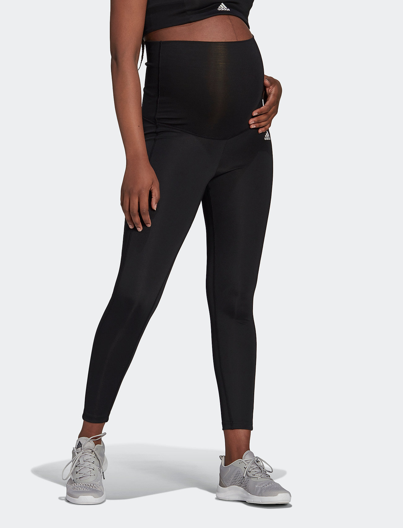 Legging de maternité black / white Adidas Sportswear