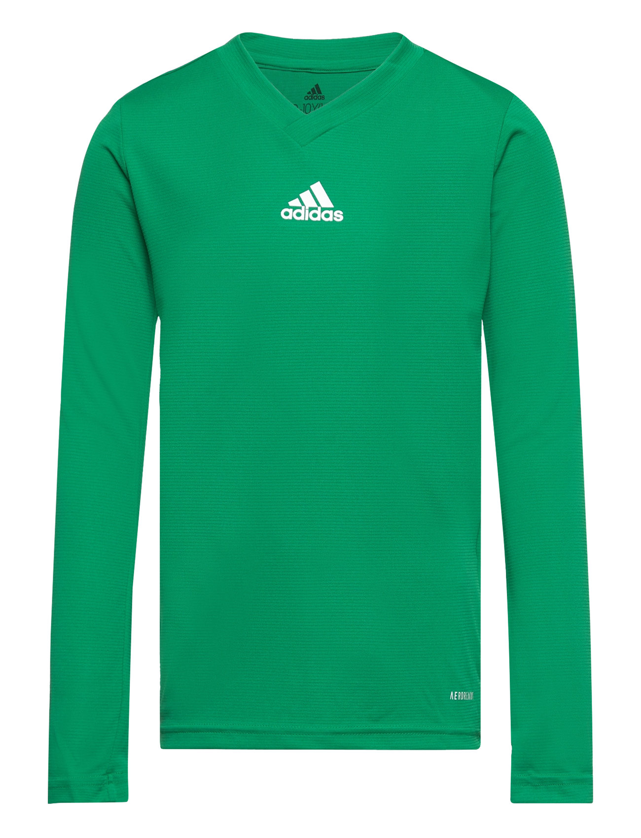 Team Base Youth Tee Sport T-shirts Long-sleeved T-shirts Green Adidas Performance