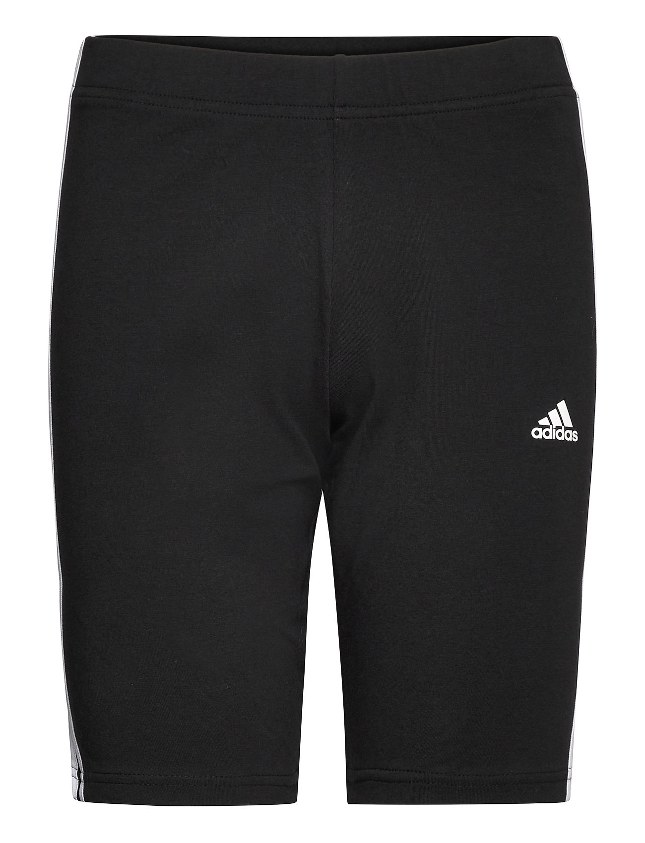 Essentials 3-Stripes Bike Shorts - Black