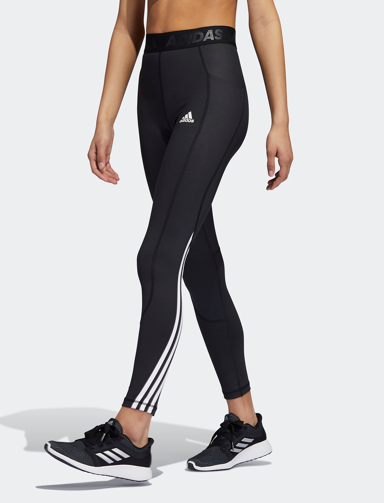 Performance Techfit 3-stripes Long Gym Tights W - Leggings & Tights - Boozt.com