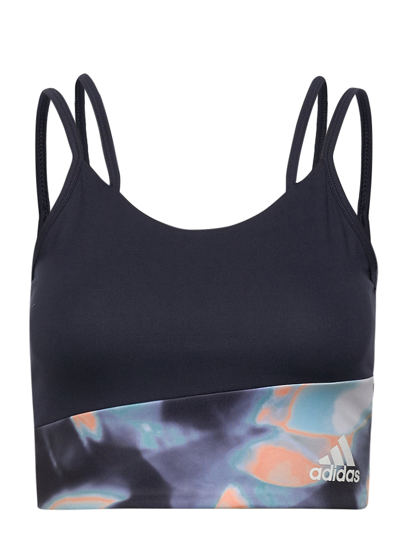 Aeroready You For You Low Support Bra Top W Lingerie Bras & Tops Sports Bras - ALL Musta Adidas Performance, adidas Performance