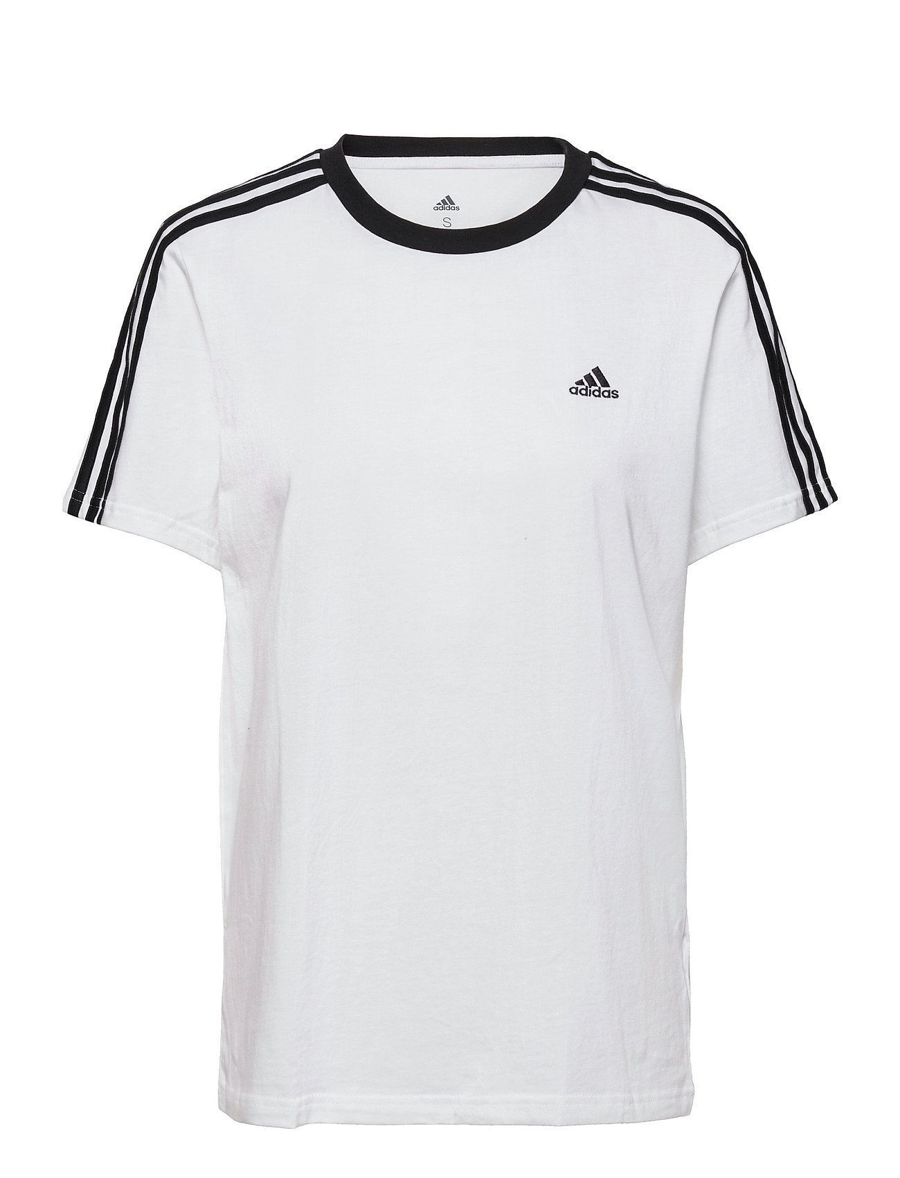 dyb Angreb Uenighed adidas Performance Essentials 3-stripes T-shirt (White/black), 201.75 kr |  Stort udvalg af designer mærker | Booztlet.com