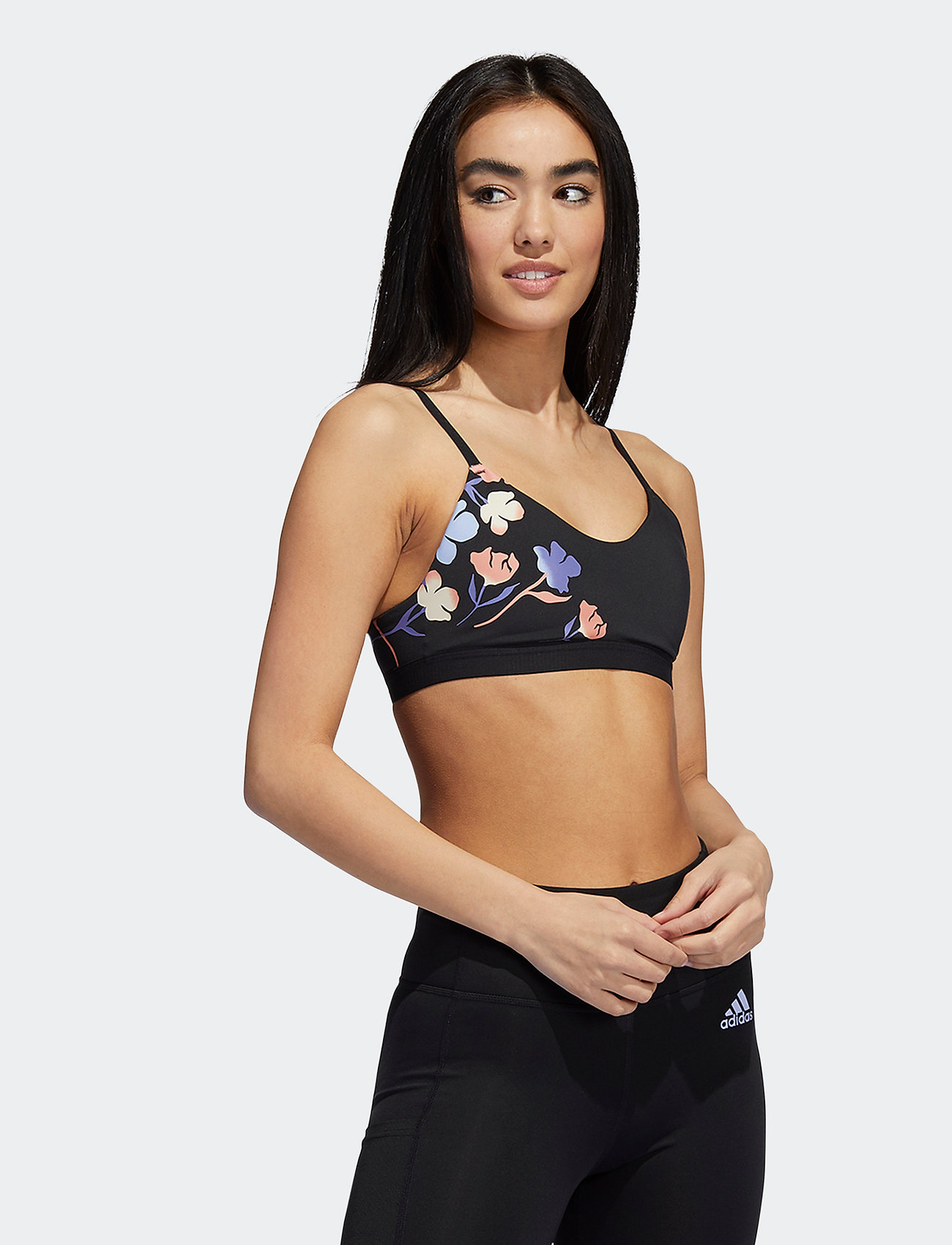 tin lur afslappet adidas Performance Floral Graphic Low Support Sports Bra W - Sports bras |  Boozt.com