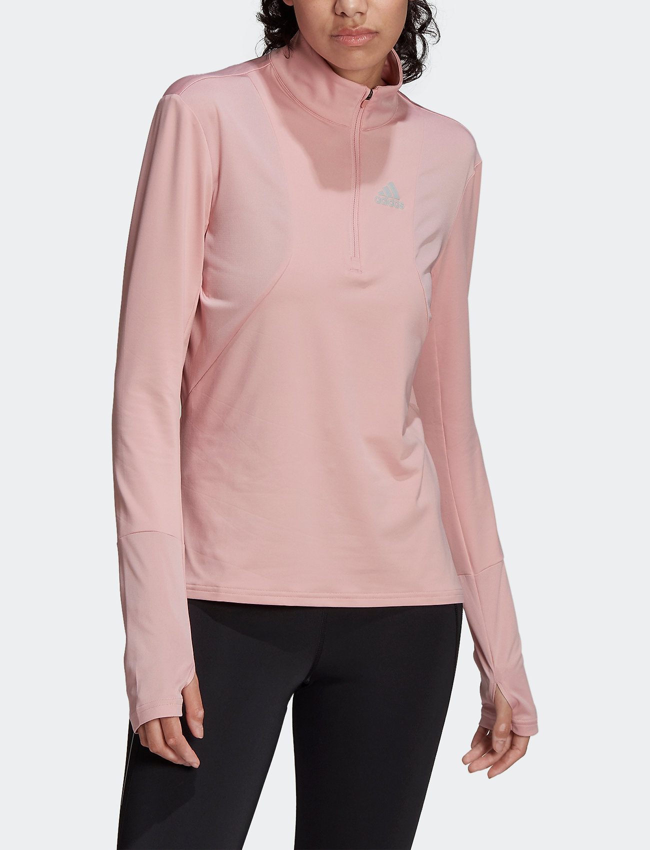 adidas own the run half zip top ladies