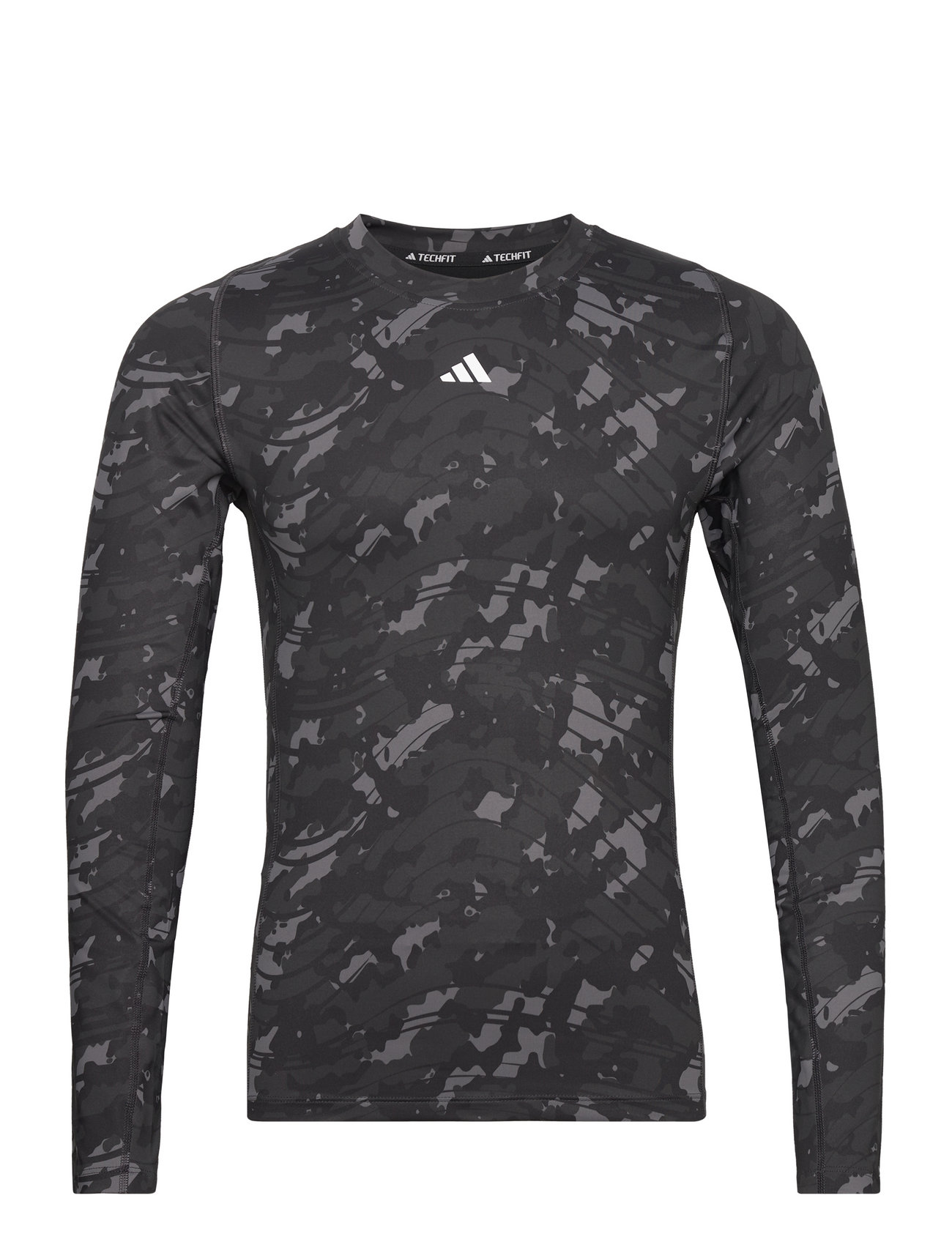 Tf Aop Ls Tee Black Adidas Performance