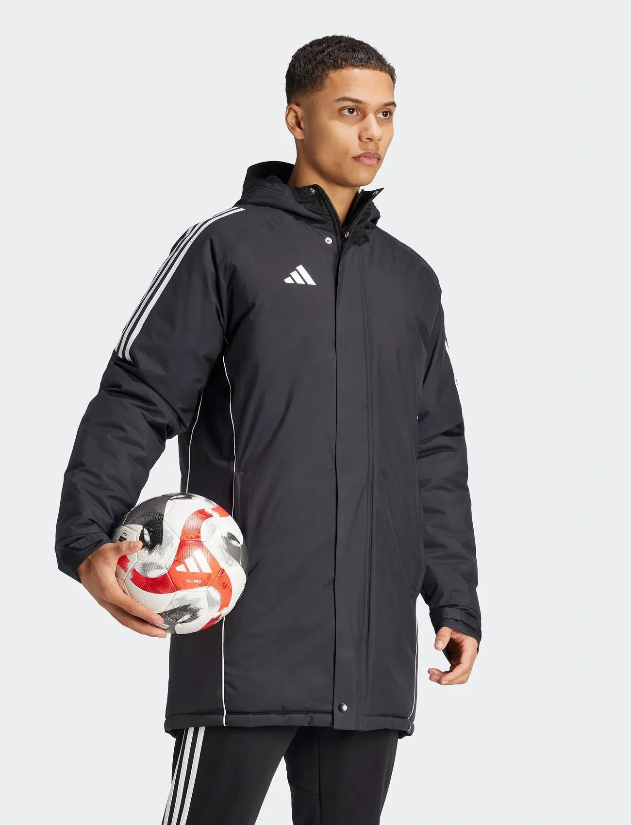 adidas Performance Tiro24 Parka, XXL, Black, Sport Jackets > Sport Parkas, Herre